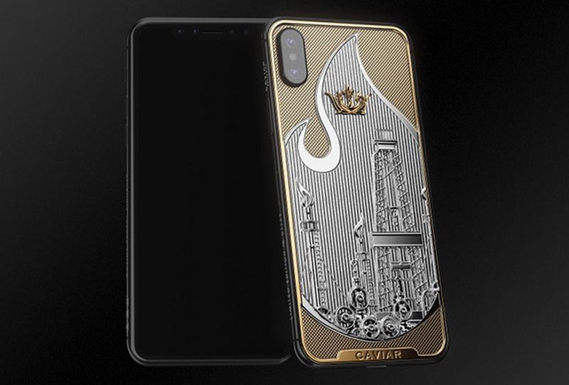 Ко дню нефтяника поступил в продажу золотой iPhone X за 289 тысяч