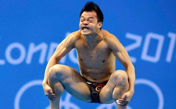 Смешные лица спортсменов