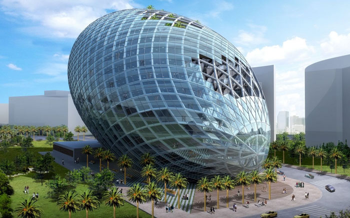 Архитектура будущего: самые невероятные здания (22 фото)
