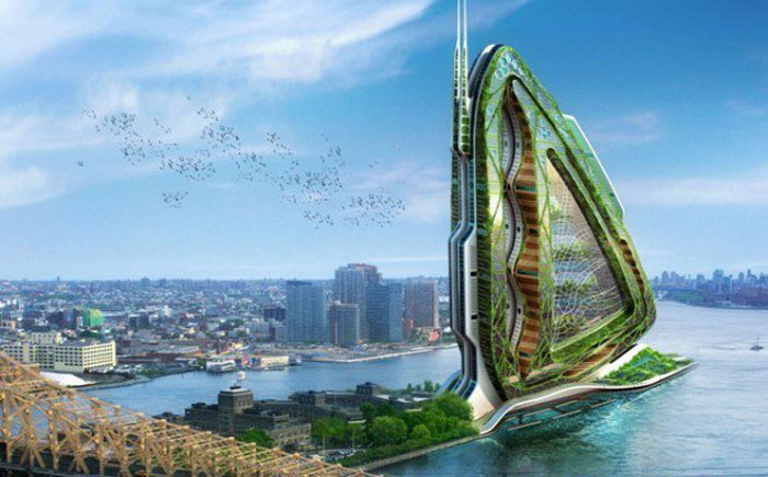 Архитектура будущего: самые невероятные здания (22 фото)