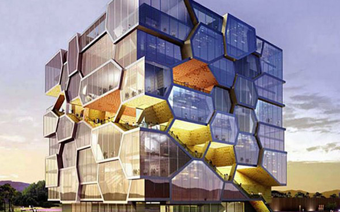 Архитектура будущего: самые невероятные здания (22 фото)