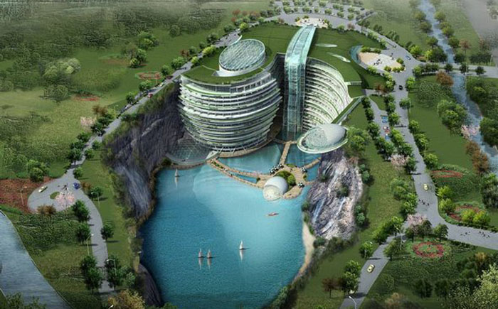 Архитектура будущего: самые невероятные здания (22 фото)