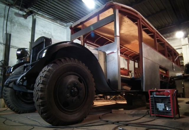 Восстановление автобуса ЗИС-8 1935 года выпуска