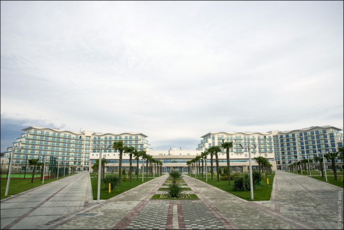 Олимпийский город в Сочи Олимпийский город в Сочи