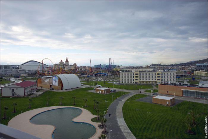 Олимпийский город в Сочи Олимпийский город в Сочи