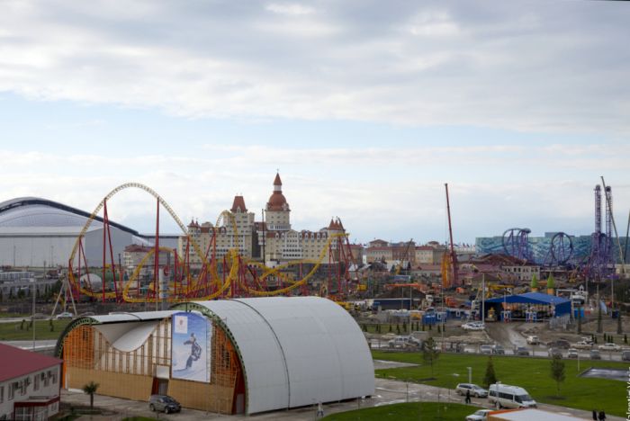 Олимпийский город в Сочи Олимпийский город в Сочи