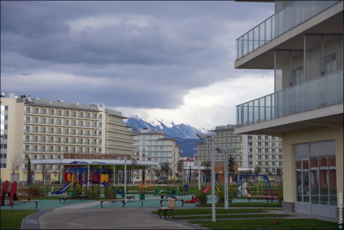 Олимпийский город в Сочи Олимпийский город в Сочи