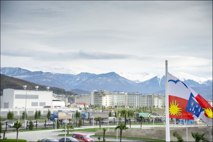 Олимпийский город в Сочи Олимпийский город в Сочи