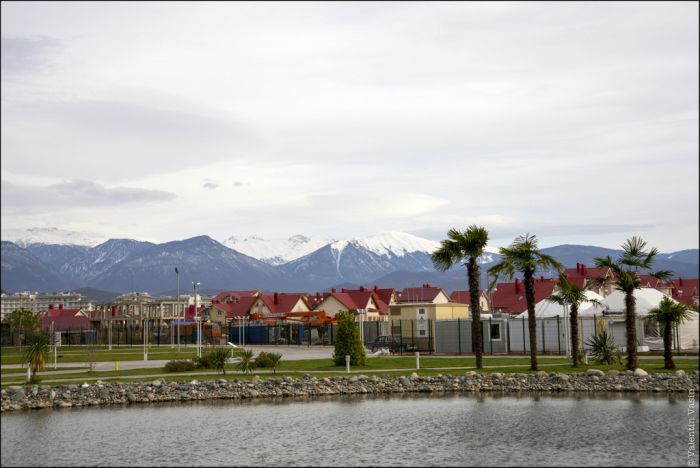 Олимпийский город в Сочи Олимпийский город в Сочи