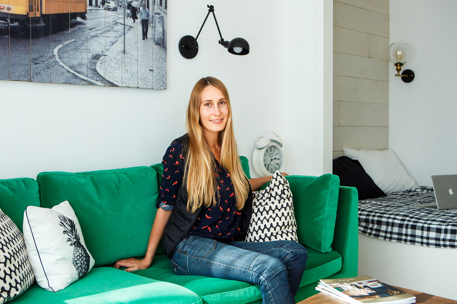 Дизайнерский интерьер квартиры площадью 34 квадратных метров Дизайнерский интерьер квартиры площадью 34 квадратных метров