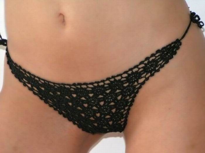 Вязаные стринги