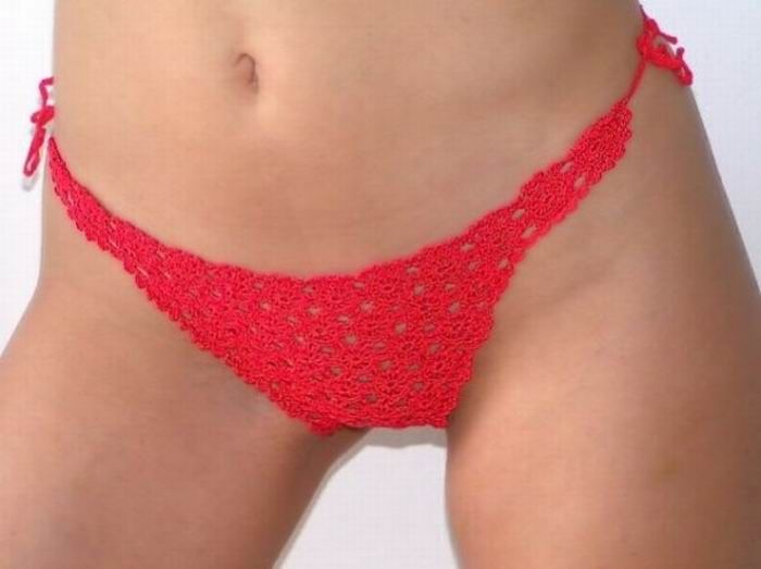 Вязаные стринги