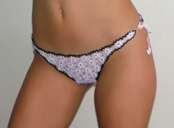 Вязаные стринги