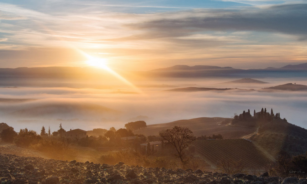 Теплая осень в Тоскане