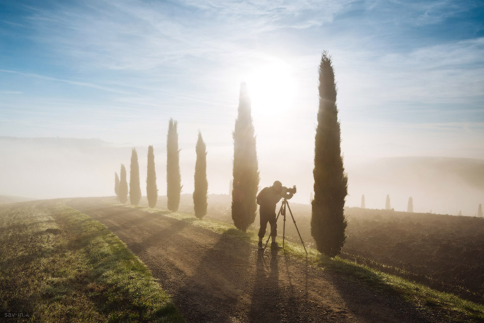 Теплая осень в Тоскане