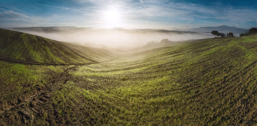 Теплая осень в Тоскане