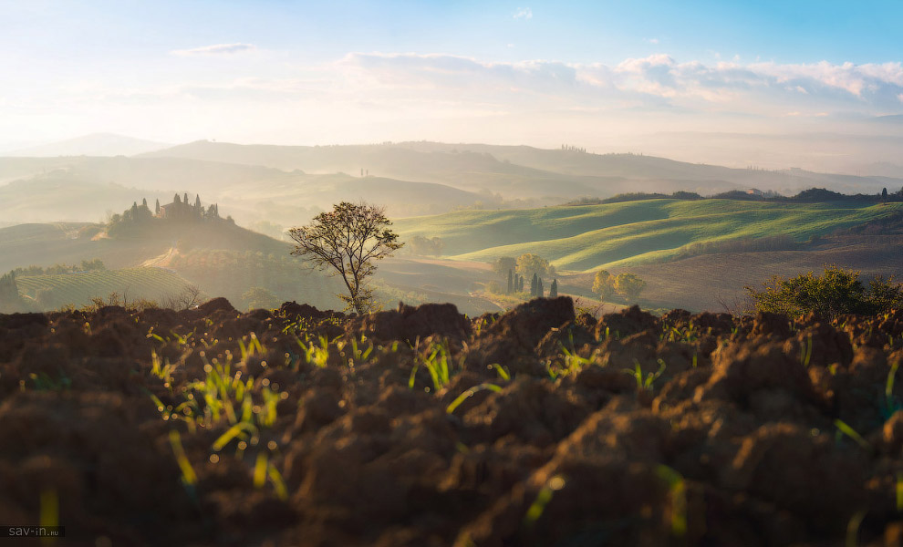Теплая осень в Тоскане