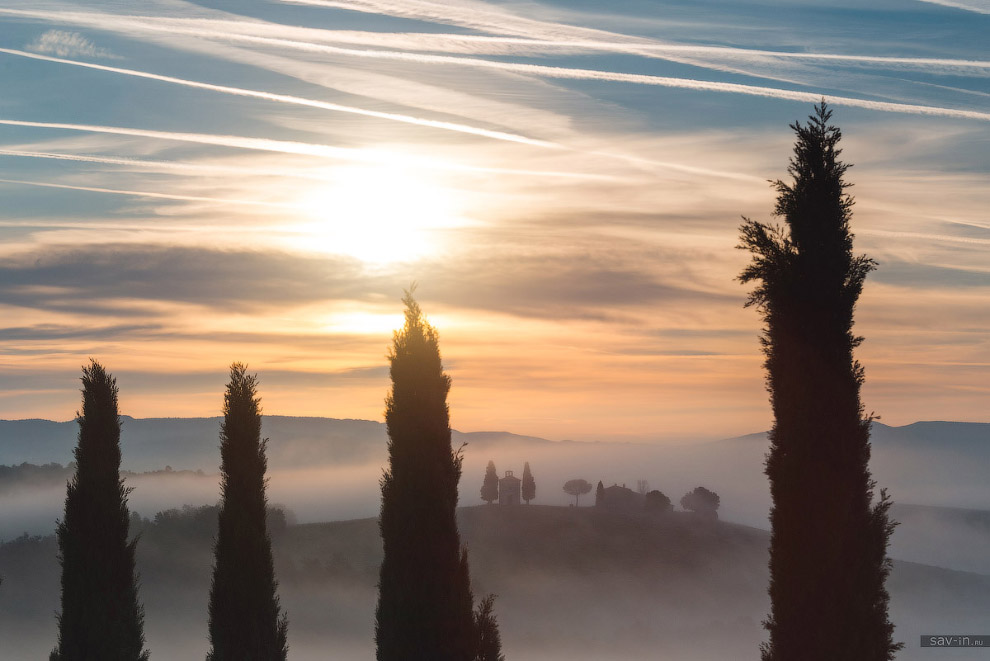 Теплая осень в Тоскане