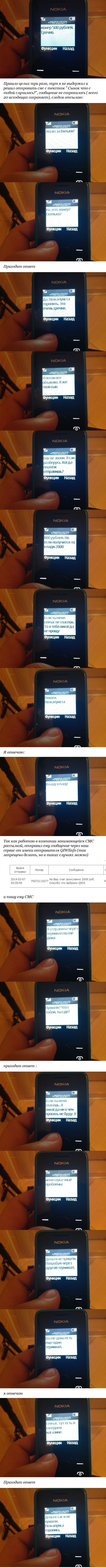Разводка по СМС (4 фото)