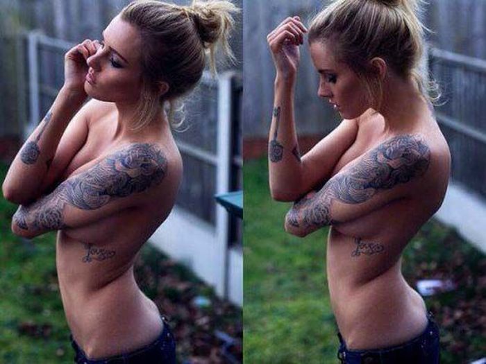 Девушки с татуировками (45 фото)