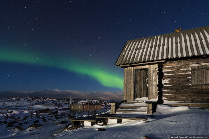 Териберка. Охота за северным сиянием