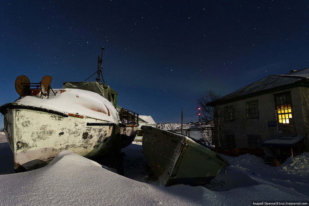 Териберка. Охота за северным сиянием