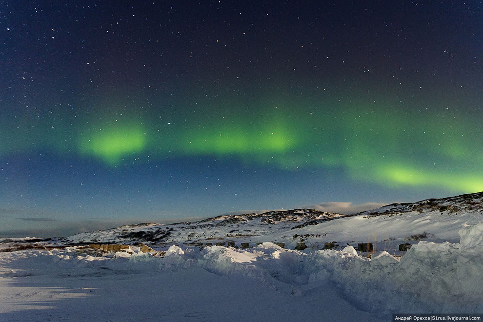 Териберка. Охота за северным сиянием