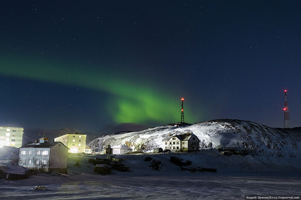 Териберка. Охота за северным сиянием