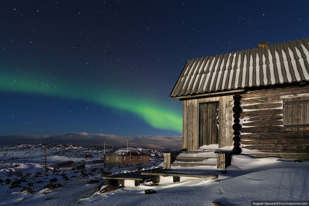 Териберка. Охота за северным сиянием