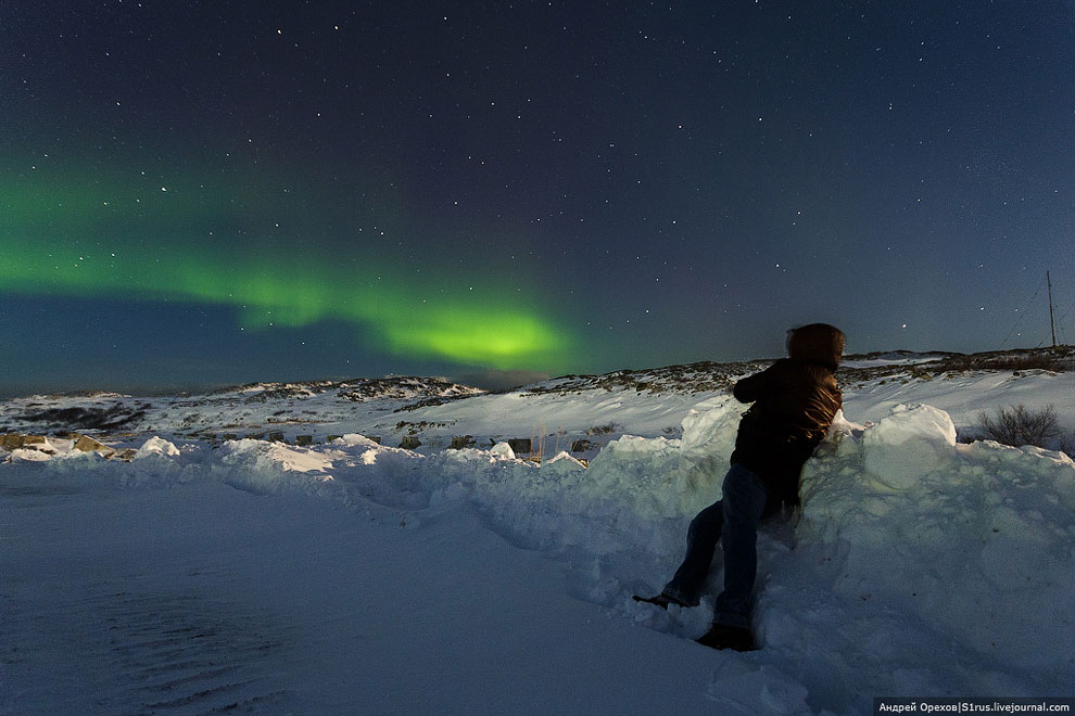 Териберка. Охота за северным сиянием