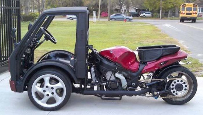 Самые необычные автомобили и мотоциклы