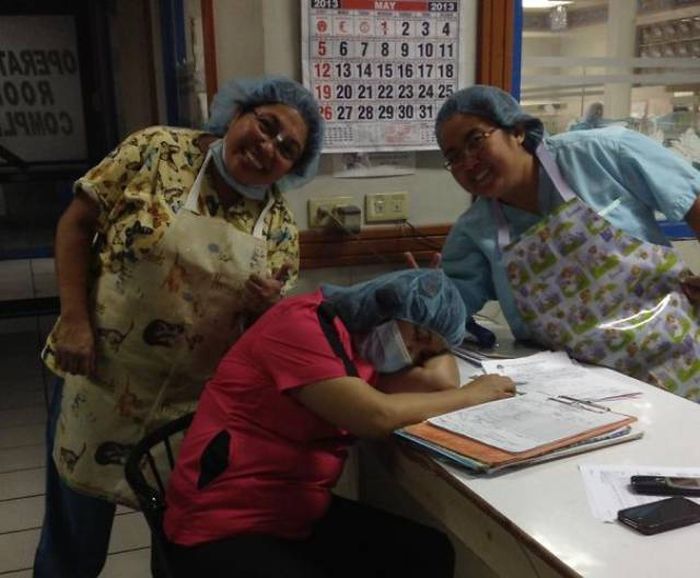 Уставшие медработники