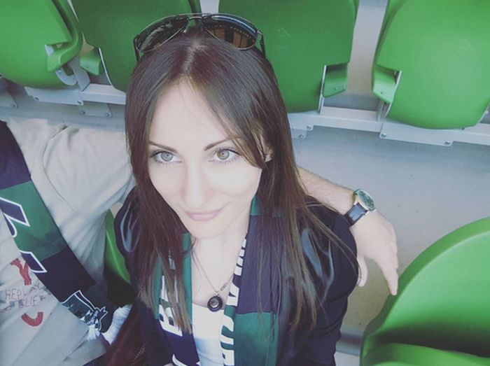 Девушки на футбольных матчах