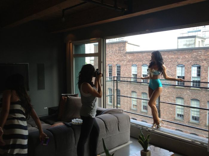 Фотосессия девушек в бикини