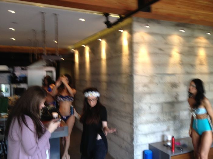 Фотосессия девушек в бикини