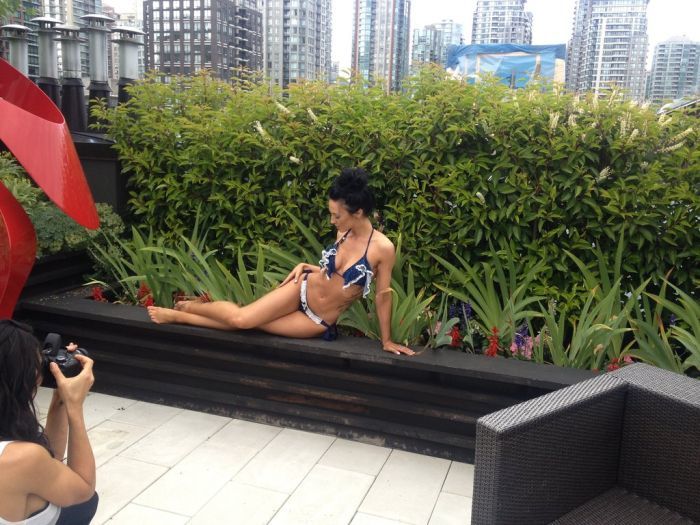 Фотосессия девушек в бикини