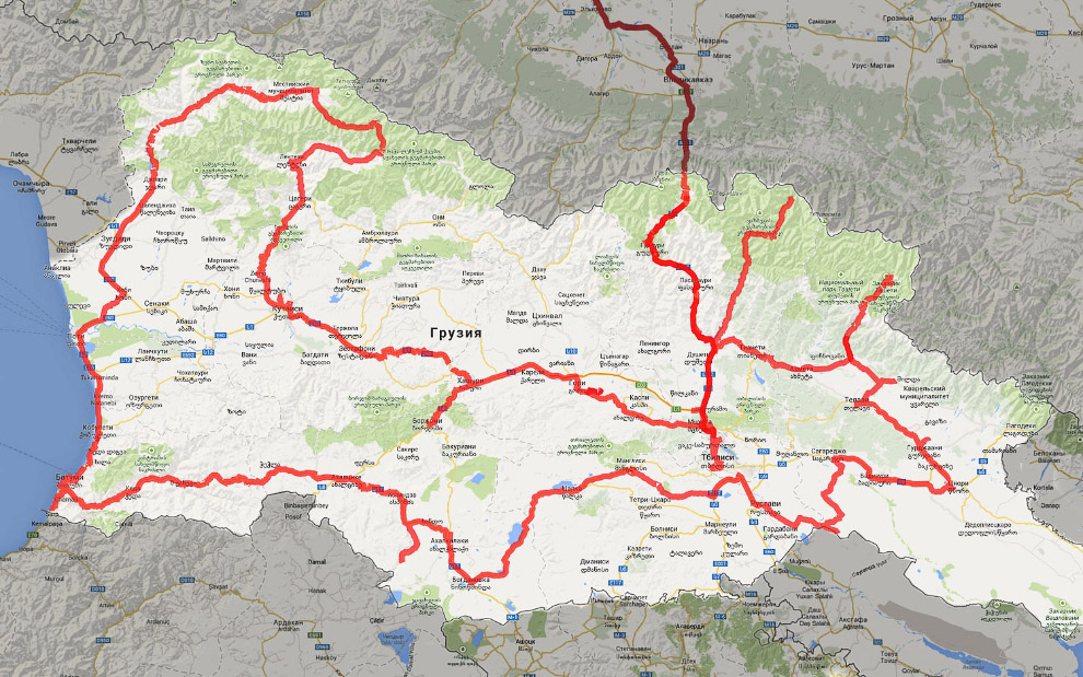 Путешествие по Грузии