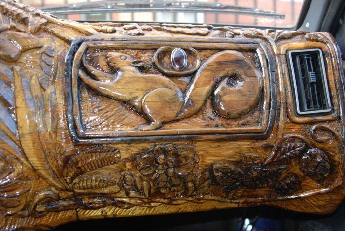 Деревянный тюнинг авто (10 фото) Деревянный тюнинг авто (10 фото)