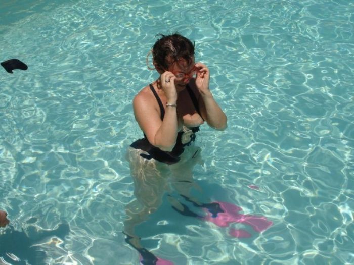 Девушки в аквапарках