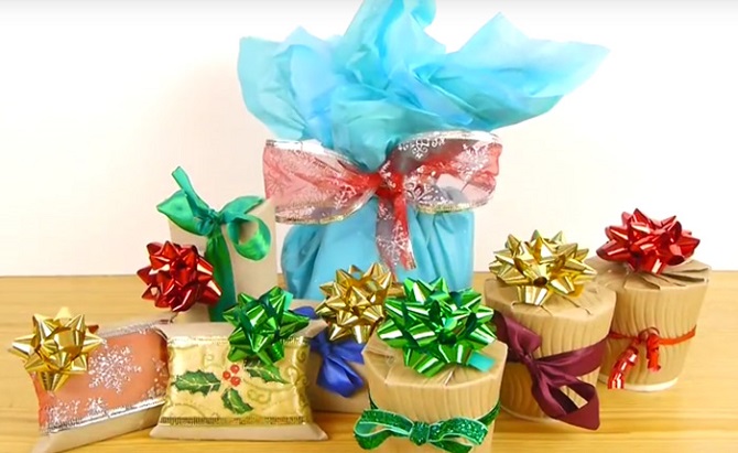 4 простых способа эффектно упаковать новогодний подарок