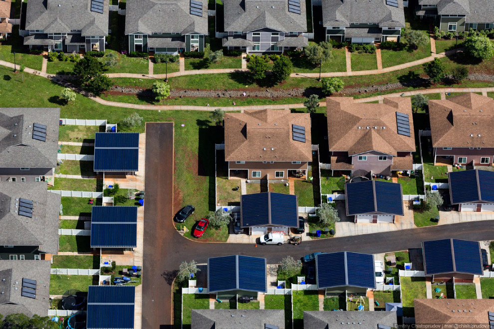 Полет над Гавайями. Остров Оаху Полет над Гавайями. Остров Оаху