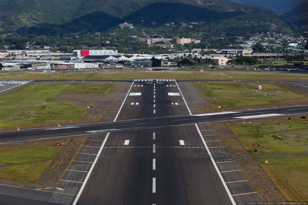 Полет над Гавайями. Остров Оаху Полет над Гавайями. Остров Оаху