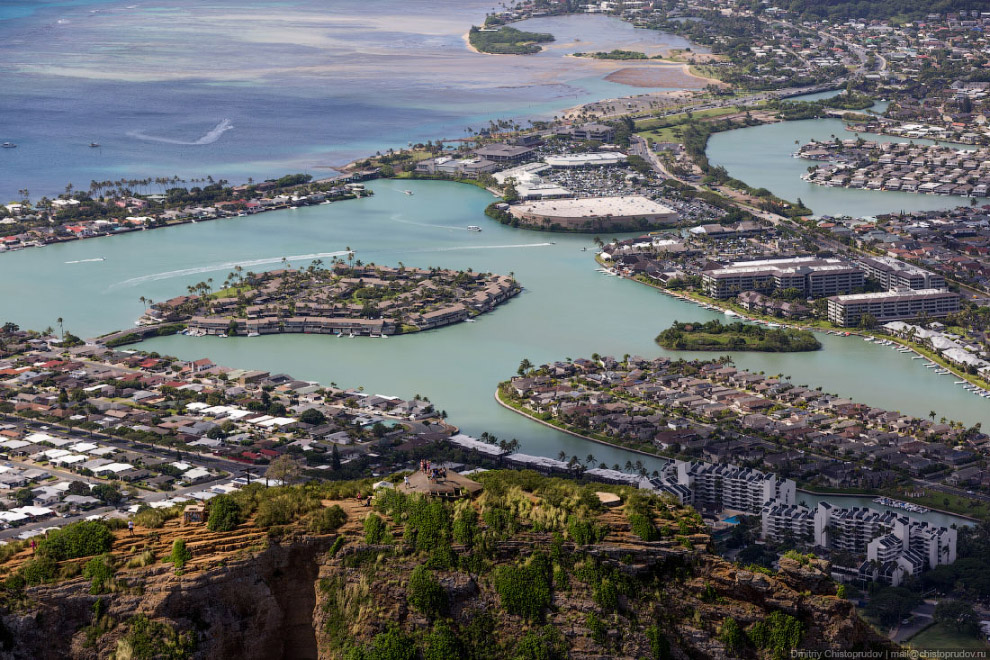 Полет над Гавайями. Остров Оаху Полет над Гавайями. Остров Оаху