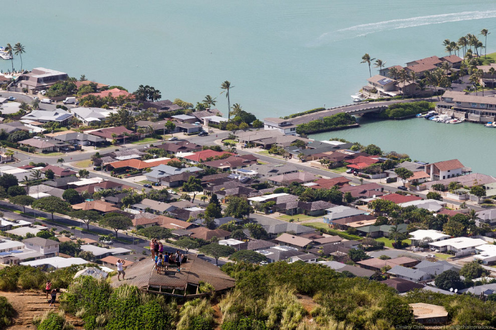Полет над Гавайями. Остров Оаху Полет над Гавайями. Остров Оаху