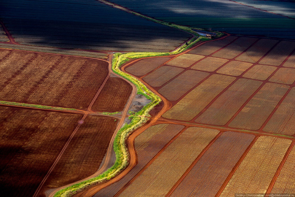 Полет над Гавайями. Остров Оаху Полет над Гавайями. Остров Оаху