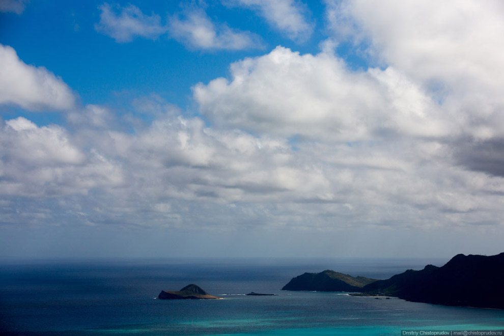 Полет над Гавайями. Остров Оаху Полет над Гавайями. Остров Оаху