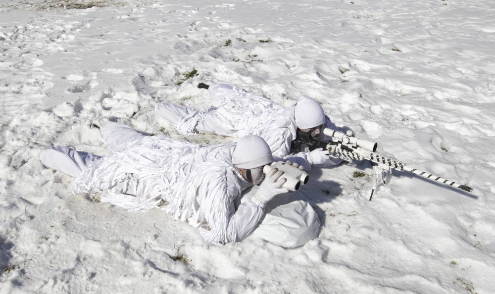 Зимние учения южнокорейского спецназа