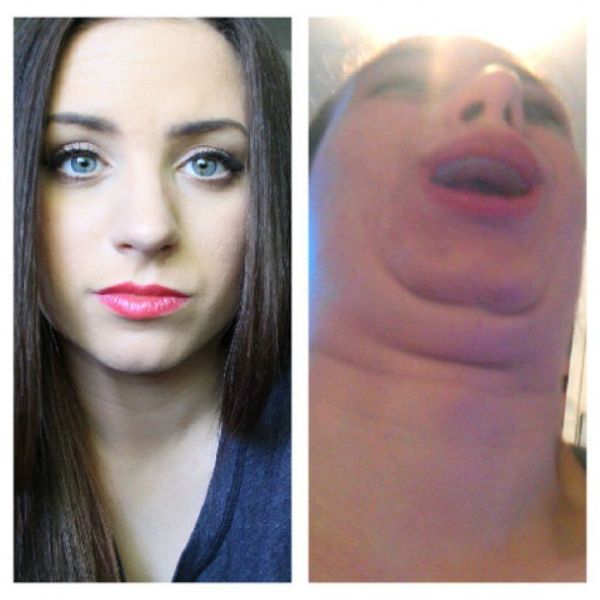 Симпатичные девушки кривляются