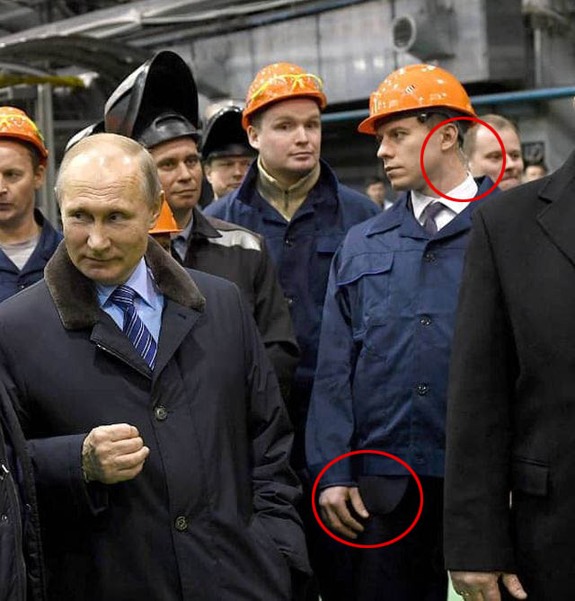 Необычное окружение Владимира Путина на ТВЗ