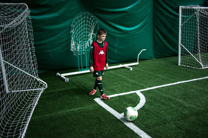 Где обучают юных российских футболистов